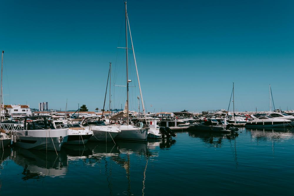 Sunny Puerto Banus Marina in Marbella